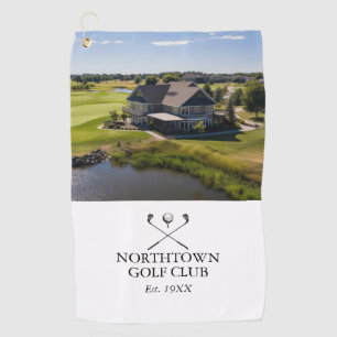Persoonlijke Klassieke Golfclub Naam En Foto Golfhanddoek