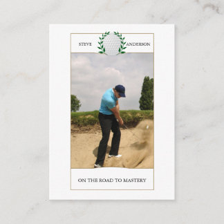 Persoonlijke Klassieke Golfclub Naam Visitekaartj Visitekaartje