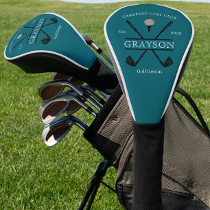 Persoonlijke Klassieke Golfclub Teal Golfheadcover