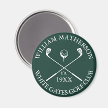 Persoonlijke Klassieke Golfclubnaam Smaragdgroen