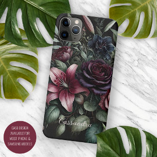 Persoonlijke Klassieke Gotische Roos Bloemrijke Vi Case-Mate iPhone Case