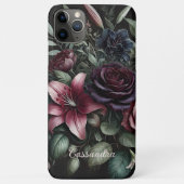 Persoonlijke Klassieke Gotische Roos Bloemrijke Vi Case-Mate iPhone Case (Achterkant)
