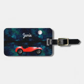 Persoonlijke klassieke kaartjes bagagelabel (Voorkant horizontaal)