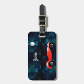 Persoonlijke klassieke kaartjes bagagelabel (Voorkant verticaal)