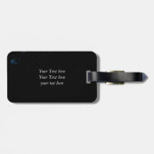 Persoonlijke klassieke kaartjes bagagelabel (Achterkant horizontaal)