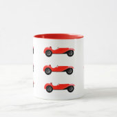 Persoonlijke klassieke kaartjes mok (Midden)