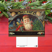 Persoonlijke  klassieke kerstfeestdag briefkaart