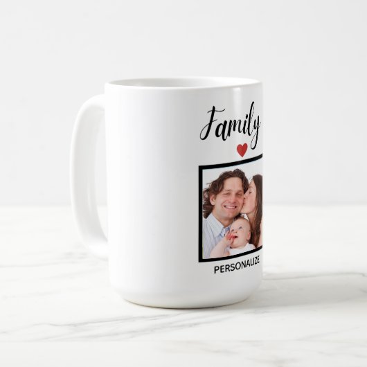 Persoonlijke klassieke Mok van de Familie (Voorkant links)