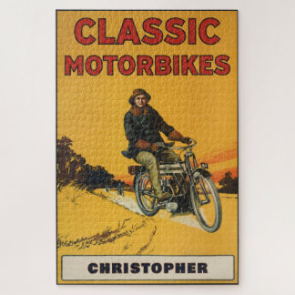 Persoonlijke Klassieke Vintage Motorfiets Verzamel Legpuzzel