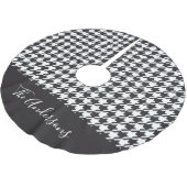 Persoonlijke klassieke zwarte en witte hond kerstboom rok (Gekanteld)