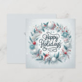 Persoonlijke Klassieker  Feestdagenkaart (Voorkant / Achterkant)