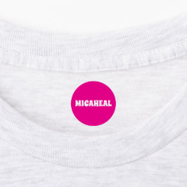 Persoonlijke kleding met eigen naam labels