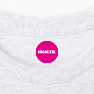 Persoonlijke kleding met eigen naam labels