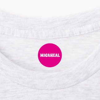 Persoonlijke kleding met eigen naam labels