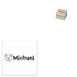 Persoonlijke kleding schooluniformen rubberstempel