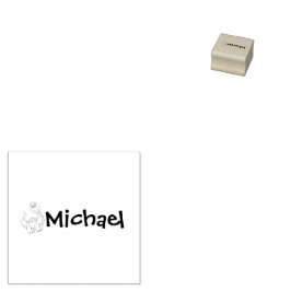 Persoonlijke kleding schooluniformen rubberstempel