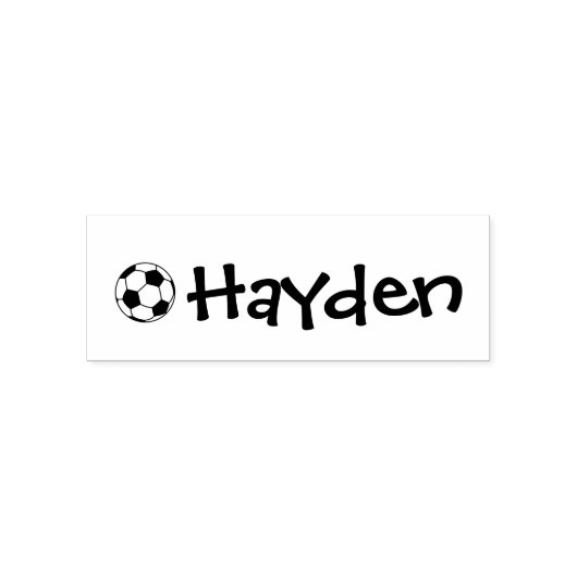 Persoonlijke Kleding Voetbal Zelfinktende Stempel (Design)
