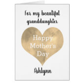 Persoonlijke kleindochter-Moederdag (Voorkant)