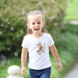 Persoonlijke Kleine Bestuivers | Kleine Bij Bloem Kinder Shirts