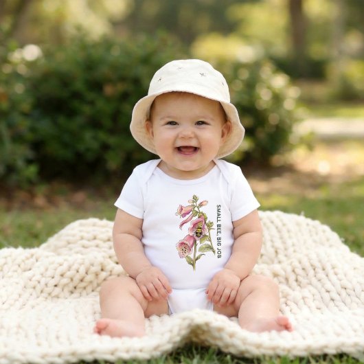 Persoonlijke Kleine Bestuivers | Kleine Bij Bloem Romper