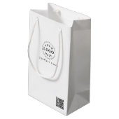 Persoonlijke kleine cadeautas voor merkprofilering (Achterkant Gekanteld)