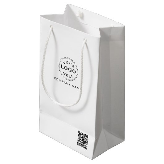 Persoonlijke kleine cadeautas voor merkprofilering (Voorkant Gekanteld)