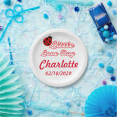 Persoonlijke kleine liefdesbeker Ladybug Party Papieren Bordje (Feest)