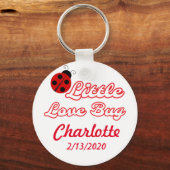 Persoonlijke kleine liefdesbug sleutelhanger (Voorkant)