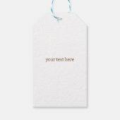 Persoonlijke Kleine Pompoen Babydeken Cadeaulabel (Achterkant)