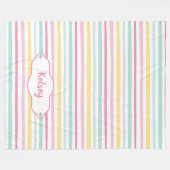 Persoonlijke kleine tapijtschelp fleece deken (Voorkant (Horizontaal))