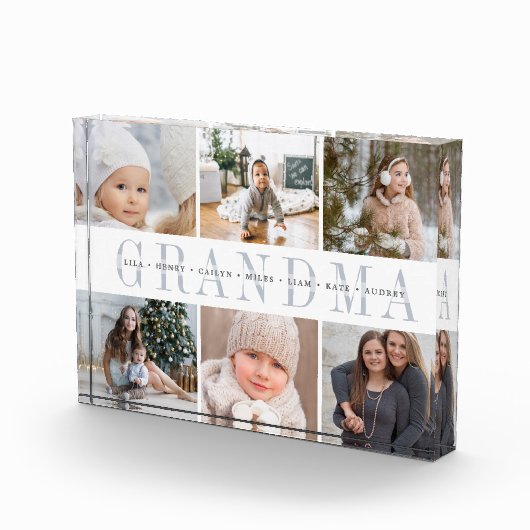 Persoonlijke kleinkinderen Foto collage Block (Rechts)