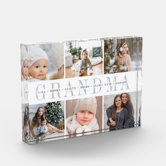 Persoonlijke kleinkinderen Foto collage Block (Links)