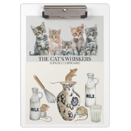 Persoonlijke klembord - Kittens - cadeau voor meis