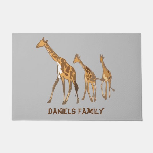 Persoonlijke klep van de Giraffe Deurmat (Voorkant)