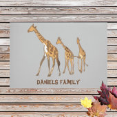 Persoonlijke klep van de Giraffe Deurmat