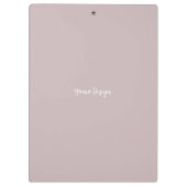 Persoonlijke kleur en patroon schattig roze bloemr klembord (Achterkant)