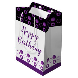 Persoonlijke kleur- en tekstkeuze medium cadeauzakje