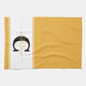 Persoonlijke kleurblok keukenhanddoek (Horizontaal)