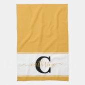 Persoonlijke kleurblok keukenhanddoek (Verticaal)