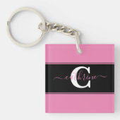 Persoonlijke kleurblok sleutelhanger (voorkant)
