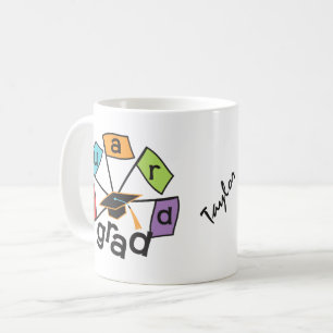 Persoonlijke kleurenbewaking Afstuderen Mok Afstud