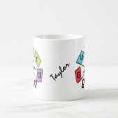 Persoonlijke kleurenbewaking Afstuderen Mok Afstud (Center)