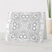 Persoonlijke kleurkaart met kleurplaat (33) kaart (Achterkant)