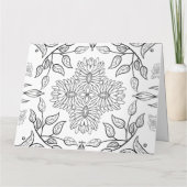 Persoonlijke kleurkaart met kleurplaat (38) kaart (Achterkant)