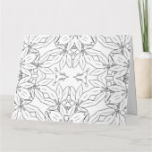 Persoonlijke kleurkaart met kleurplaat (55) kaart (Achterkant)