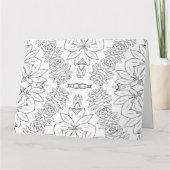 Persoonlijke kleurkaart met kleurplaten (47) kaart (Achterkant)