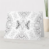 Persoonlijke kleurkaart met kleurplaten (54) kaart (Achterkant)