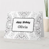 Persoonlijke kleurkaart met kleurplaten (54) kaart (Voorkant)