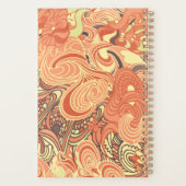 Persoonlijke kleurrijke Elegant  Paisley Planner (Achterkant)
