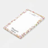 Persoonlijke kleurrijke krullen Post-it voor thuis Post-it® Notes (Schuin)